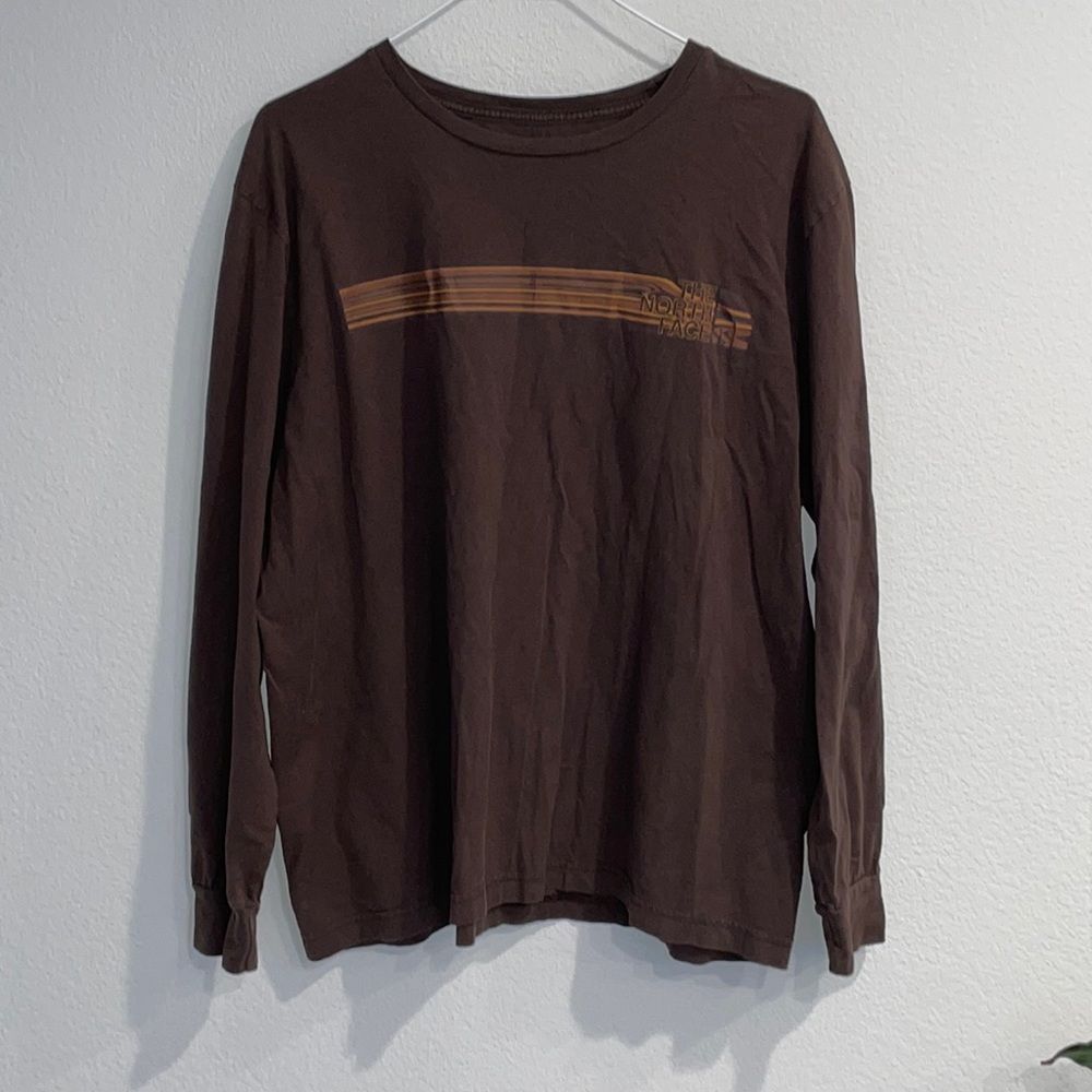 THE NORTH FACE A5 Series Brown Long Sleeve Tee Size Large